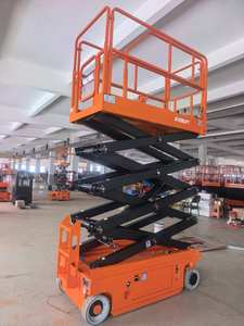 Plataforma Elevadora de Tijera con Control Remoto Inteligente, Altura de Trabajo de 14 m, Nivelación Automática, Mantenimiento de Estanterías de Almacén - Product Image 5