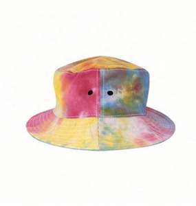 Sombrero de pescador unisex con letras de ala ancha y logotipo personalizado reversible bordado 100% algodón para hombre y mujer - Product Image 3