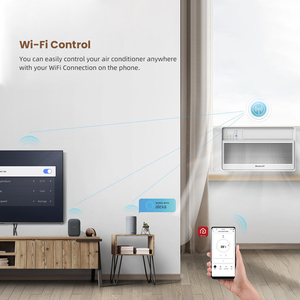 Bestcold Ventana vertical AC 0,75 Ton 18000 BTU Inversor de ahorro de energía Tecnología Aire acondicionado de refrigeración para habitaciones de hotel - Product Image 3