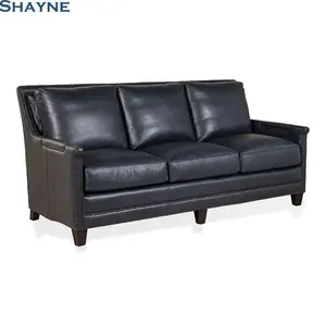 High Point Exhibitor OEM for well-known brands SHAYNE FURNITURE High-end Geniun Leather home furniture chair recliner sofa set