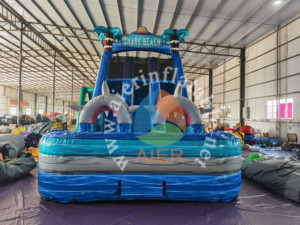Vente en gros : Toboggan aquatique gonflable géant avec piscine, idéal pour la ville - Product Image 4