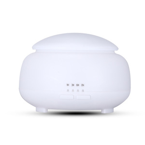 Creative Wood Grain Aroma Diffuser 300Ml Ultrasonic <b>Humidifier</b> With Led Light Touch Control For Home Bedroom - Product Image 5