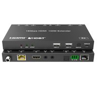 Extenseur HDBaseT 18 Gbit/s 4K avec ARC/IR bidirectionnel HDR et prise en charge du métal jusqu'à 60 m
