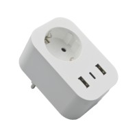 E-SUN Luxuriant 230V 16A Smart Power Strip Socket Élégant Wifi Design Français Standard Prise Électrique Prises Adaptateur Convertisseur