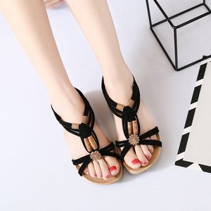 Sandalias de Moda para Mujer, Ligeras, Planas, de Tacón Bajo, con Punta Abierta, Talla Grande, Nuevas Sandalias de <span class=keywords><strong>Playa</strong></span> para Mujer Adulta - Product Image 2