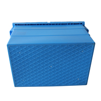Conteneur en plastique empilable JOIN 600x400x365mm avec couvercle attaché en PP pour la logistique d'entrepôt