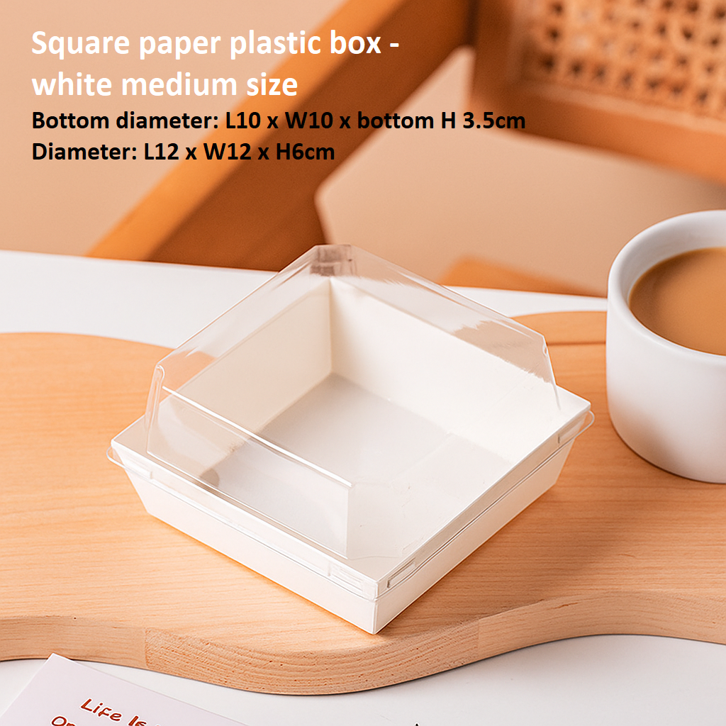 L12xW12xH6cm ขาว