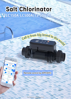 Chlorinateur au sel de haute qualité OEM ODM avec contrôle à distance par application WiFi 15G/20G/25G/30G/40G/50G, générateur de chlore au sel pour piscine
