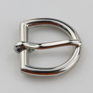 Stainless Steel D-Shaped Pin Buckle 16x19mm For Bags Clothing Shoes - Product Image 1