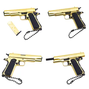 metal model 1:3 1911 model key chain for eating chicken weapon toys gun military pendant gift with Model toy