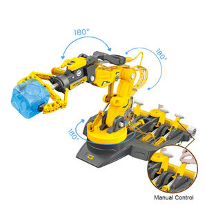 Montaje DIY 220 Uds máquina de bloques STEM 3 en 1 Brazo robot de vástago juguetes brazo robótico hidráulico juguete científico - Product Image 4