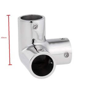 ข้อต่อท่อเหล็กสแตนเลส Isure 316 ขนาด 22 มม. แบบมุมฉาก อุปกรณ์ทางทะเล - Product Image 3