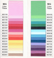 Papier d'emballage artisanal blanc 14GSM, papier de soie sans acide MG