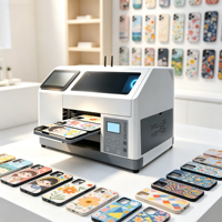 Nouvelle imprimante jet d'encre UV multifonction entièrement automatique Reeleyin XP600 21*34cm, impression en 3 minutes/A4 sur surfaces dures, coques de téléphone