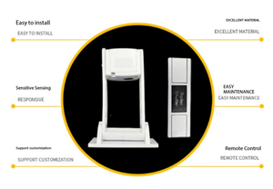 Wireless Rolling Shutter Door Sensor <strong>Garage</strong> Gates Magnetic Detector Thickening Switch Anti-theft Home <strong>Alarm</strong> <strong>System</strong> - Product Image 3