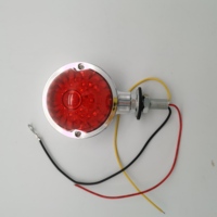 Feu arrière universel à LED rouge chromé et feu de position latéral IP 65 étanche nouvel état pour remorque de camion DC 12V-24V