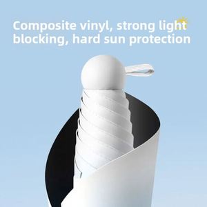 Parasol Mini Portable pour Femme, Design Capsule Dégradé 50%, Protection Solaire UV pour Voyage et Pluie - Product Image 4