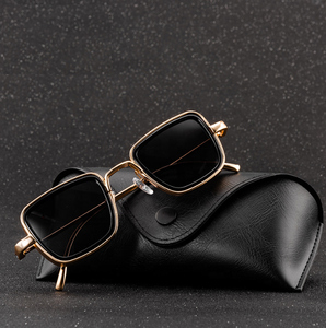 แว่นกันแดดกรอบโลหะหนาแนวย้อนยุคสำหรับผู้หญิง - Product Image 2