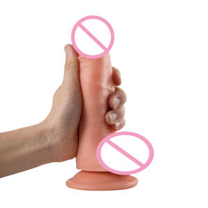 Hochwertige 20cm Damen Saugnapf <span class=keywords><strong>Dildo</strong></span> Factory beste Sexspielzeug - Product Image 2