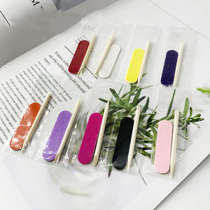 Disposable <b>Nail</b> Kit with Wooden Stick Straight Emery Mini <b>Nail</b> <b>File</b> for Portable Manicure - Product Image 2