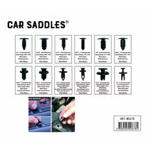 <b>Car</b> Saddles 240Pcs Black Nylon Push Type Retainers Shield Panel Clips Body <b>Repair</b> Equipment - Product Image 1