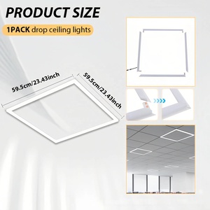 Lámpara de Panel <span class=keywords><strong>LED</strong></span> Lineal con Marco de 24W, 36W, 40W, 48W, <span class=keywords><strong>60X60</strong></span>, 595X595, Luz Lineal <span class=keywords><strong>LED</strong></span> - Product Image 3