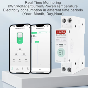 Tuya wifi thông minh ngắt mạch MCB hẹn giờ 1P + N 63A điện energyvoltage hiện tại Meter bảo vệ bằng giọng nói điều khiển từ xa chuyển đổi eakcb - Product Image 4