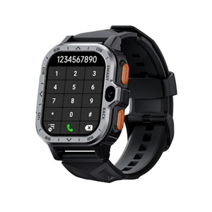 Android Square Smart <b>Watch</b> Phone Fitness Tracker AMOLED Touch Screen Dual <b>Camera</b> GPS WiFi Call Heart Rate Monitor 4 Days Battery - Product Image 4