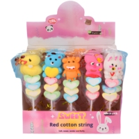 Trendy bestseller: Kinderen snoepjes fruitig kleurrijk snoep 15g cartoon marshmallowstokjes, geschikt voor winkelcentra en supermarkten