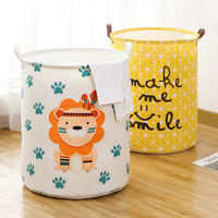 Sac de rangement de vêtements imprimé personnalisé panier à linge pliable en tissu de grande capacité pliable pour vêtements jouets
