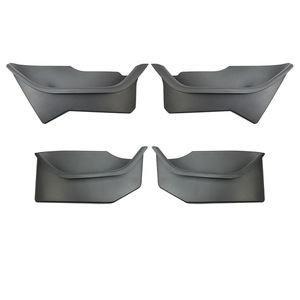 Tesla Model 3 Door <b>Storage</b> <b>Box</b> TPE Plastic <b>Waterproof</b> Front Rear Car Organizer 100ml Capacity Black - Product Image 1