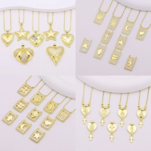 Collier pendentif plaqué or BD-D503, symbole hébreu de la vie, collier juif hébreu Chai - Product Image 4