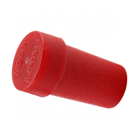 Bouchon de tuyau en cuivre moulé par injection MOCAP GKP0188RD1 type L et M, usage général, rouge, pour tuyau PE