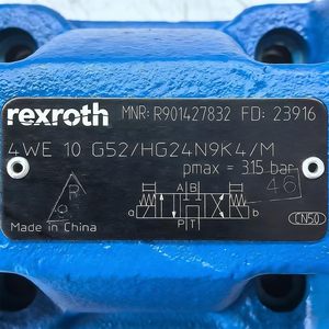 Válvula de Control Direccional Solenoide Rexroth, Tamaño 10, 315 Bares, 160 L/min, Válvula Hidráulica con Conexión de Puerto de 1/2 Pulgada - Product Image 6