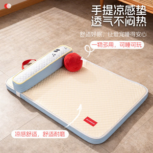 Coussin pour chien, adapté à toutes les saisons, lavable, ne retient pas les poils, résistant aux déchirures, tapis rafraîchissant, lit pour animaux, tapis pour chien, tapis de couchage - Product Image 2