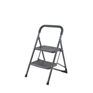 Two-step household steel ladder with firm steps AP-1102G