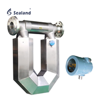 ATEX diakui 200mm Meter aliran massa Coriolis