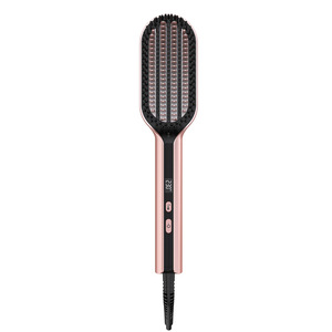 Brosse coiffante professionnelle avec logo personnalisé FYD, lisseur électrique chauffant pour femmes - Product Image 1