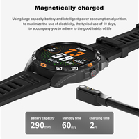 Reloj Inteligente S2 para Hombre, Pantalla Redonda HD de 1.43'', Llamadas por BT 5.0, Resistente al Agua IP68, Monitor de Frecuencia Cardíaca, SpO2, Monitor de Sueño, 300 mAh, 50 Días de Autonomía