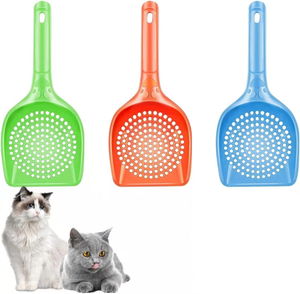 Plastic <b>Litter</b> Scoop Toilet for <b>Cats</b> With Small Hollow Design - Product Image 1