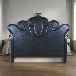 Muebles de cabecero de dormitorio de estilo francés pintado, muebles de cabecero de dormitorio clásico, muebles de dormitorio de madera clásica, - Product Image 3