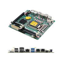 Placa base H570S6 Nas todo en uno compatible con LGA1200 con Q570 Chipset 2 Lan 4K 6 * SATA 2 * M.2 computadora de placa única
