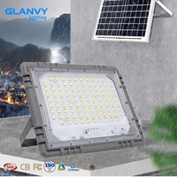 Projecteur solaire LED extérieur 200W à prix de gros avec panneau solaire monocristallin, étanche IP66 pour jardin et cour