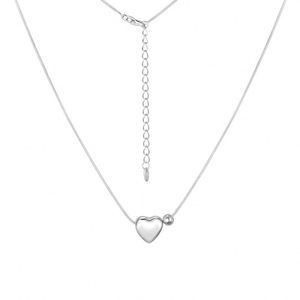 Collier pendentif Dylam en argent sterling 925 plaqué rhodium, motif cœur infini, bijoux haut de gamme - Product Image 3