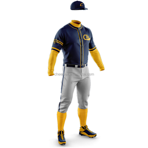 Sublimation Baseball Wear Polyester Baseball Jersey Benutzer definierte Sublimation Baseball Trikots - Product Image 4