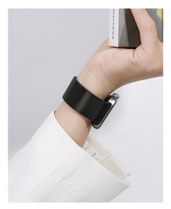 Bracelet de montre en maille milanaise magnétique premium pour <span class=keywords><strong>Huawei</strong></span> Fit 5 Pro Fit 4 Fit 3, bracelet en acier inoxydable à tissage uni - Product Image 5