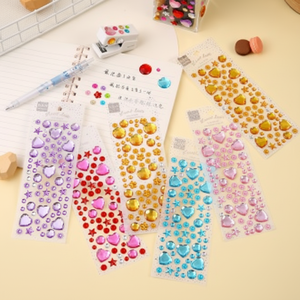 3D Jewel Sticker Face Crystal Epoxy Sticker TY42 Crystal Crafts - Product Image 1