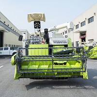 Moissonneuse-batteuse Wubota haute productivité 100 CV YD-85 avec boîte de vitesses 45CC HST pour riz et alimentation complète