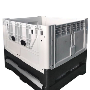 Kotak palet plastik tebal dengan tutup Forklift, kotak palet pergantian dapat digerakkan dengan wadah palet lipat - Product Image 2