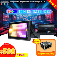 Barre lumineuse LED matricielle 80+20 segments à prix promotionnel, lumière flash RGBW Aurora pour DJ, club, discothèque, effet lumineux de haute qualité